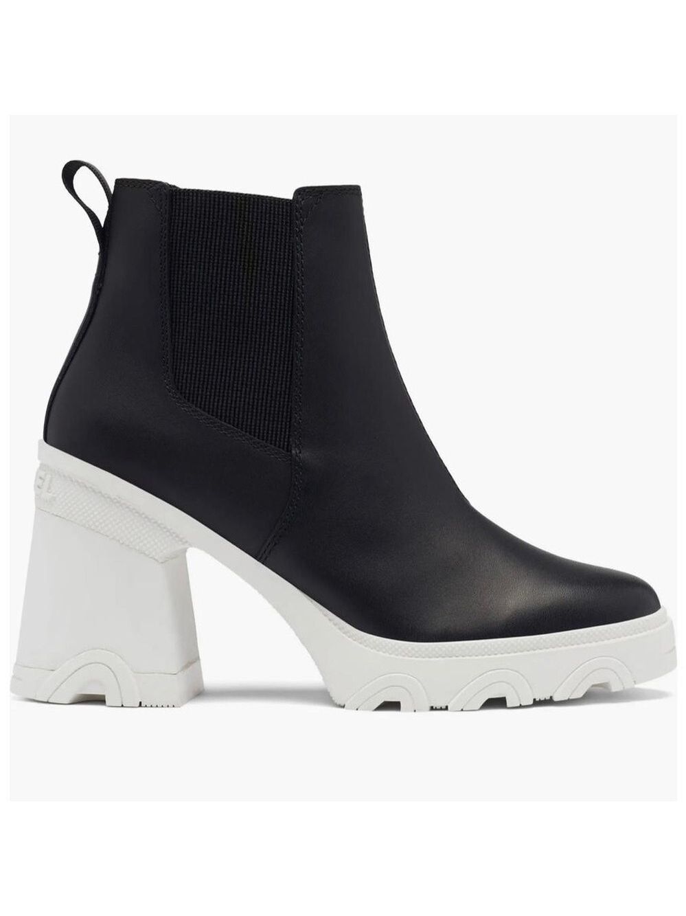 NIB Sorel Brex Waterproof Platform Block Heel Leather Chelsea Boot